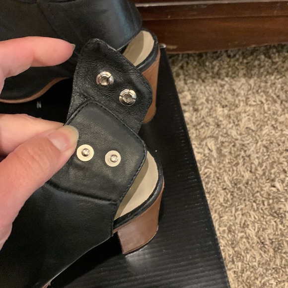 Steven by Steve Madden open toe stacked heel sandal snap strap 8 - Picture 6 of 6